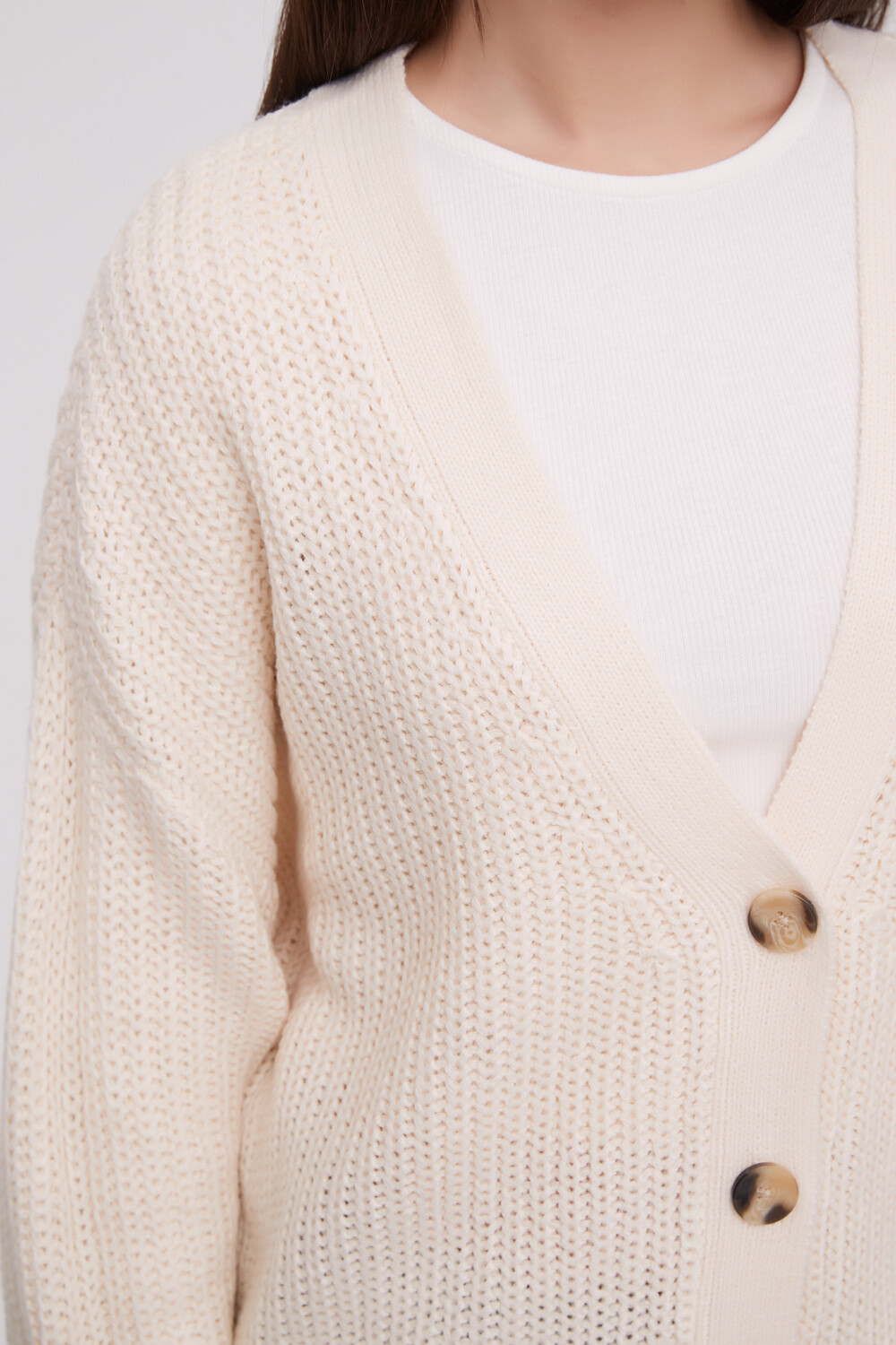 Cardigan Ahualoa Crudo / Natural