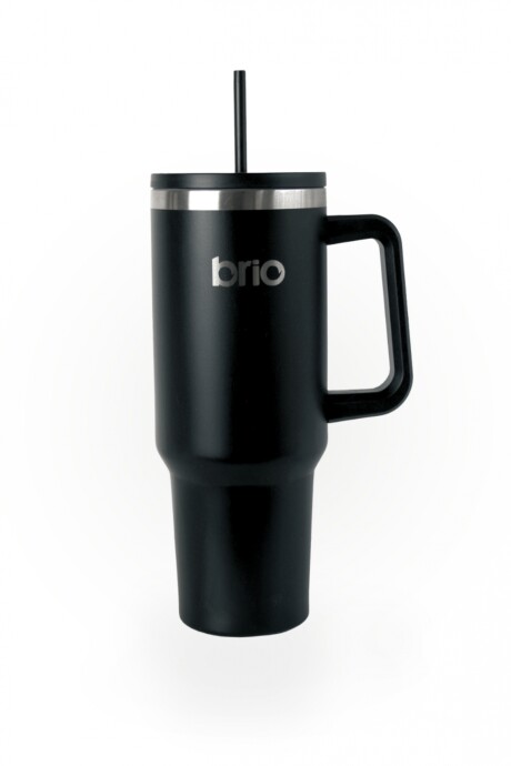 Vaso Térmico brio Con Tapa Sorbito Cup 360 1200ml Negro