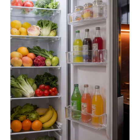 Heladera Inverter Side By Side Daewoo 450 Litros Color gris