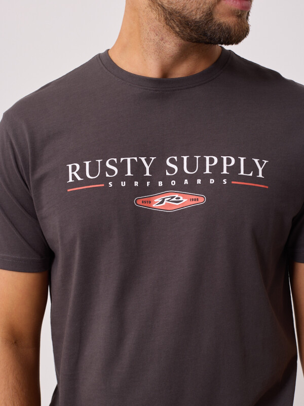 T-SHIRT KALIO RUSTY Gris