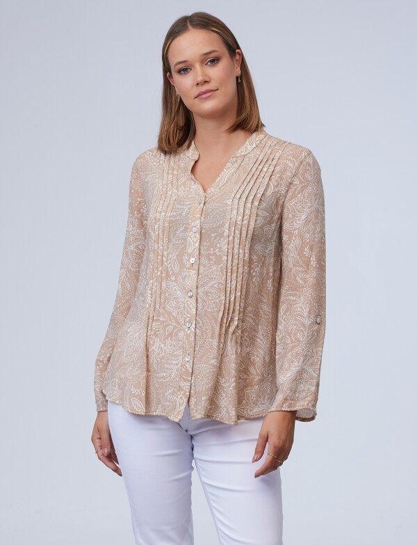Camisa Print BEIGE/MULTI