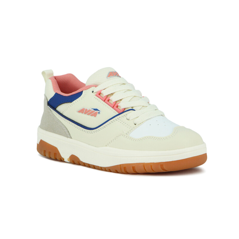 Avia Zapatilla Mujer Casual Cordelia - White/beige Blanco-beige