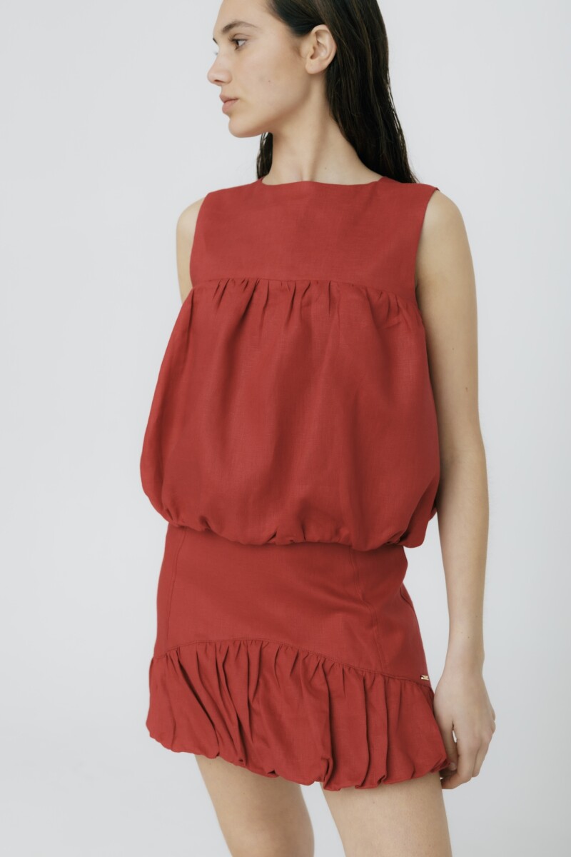 FALDA BALLOON Cherry