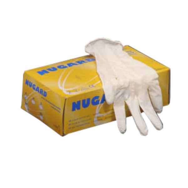 GUANTES DESCARTABLES LATEX MEDIUM TRANSPARENTE