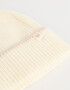 Gorro Romántico Gorro Tejido Con Tag - Blanco Crudo