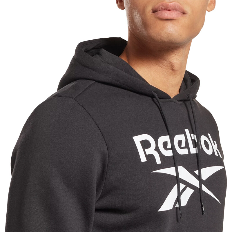 Canguro Reebok Identity Fleece Stacked Negro