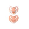 Set x2 chupete anatómico Suavinex 18m Dreams Rosa Salmon