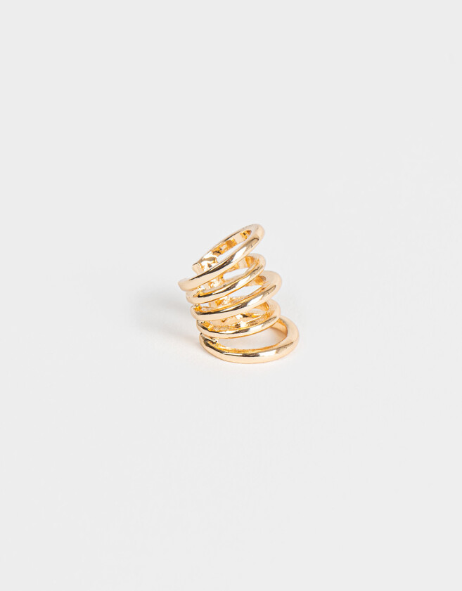 Bijou Cuff Metal Earcuff De Metal Dorado - Dorado