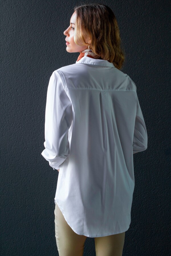 Camisa Tencel BLANCO