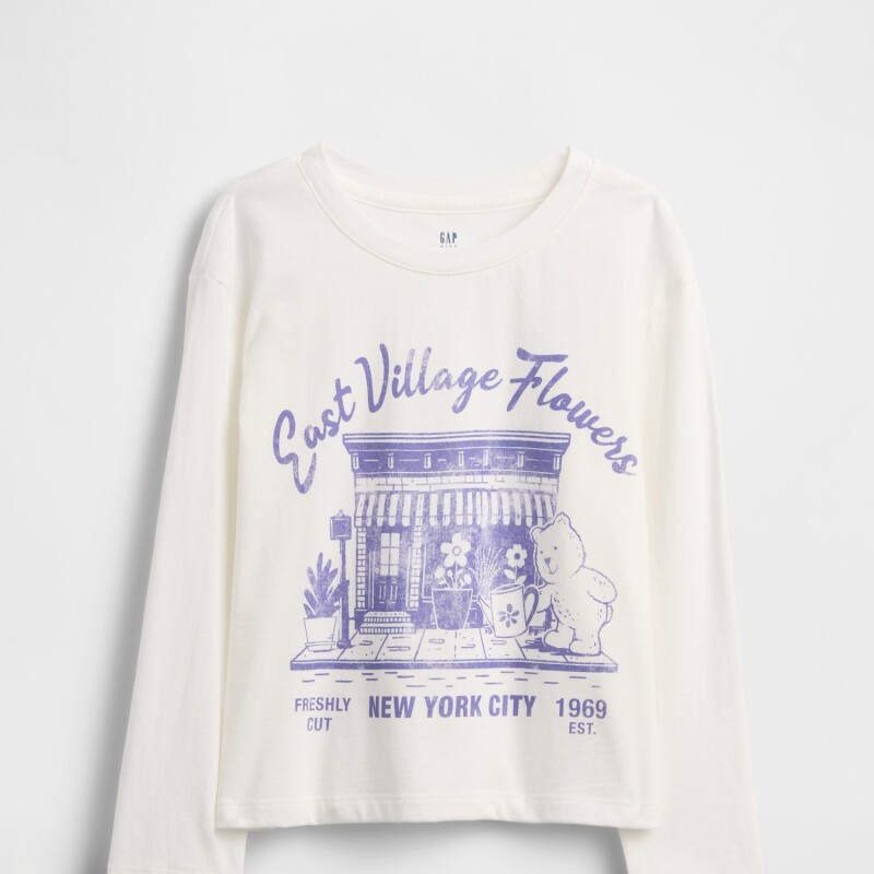 FRCH LS VALUE TEES NEW OFF WHITE