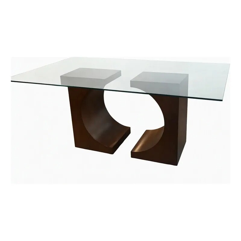 Base de comedor con tapa de vidrio - MERCADERIA CON DETALLES Base de comedor con tapa de vidrio - MERCADERIA CON DETALLES