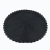 INDIVIDUAL RED NEGRO 38CM Unica