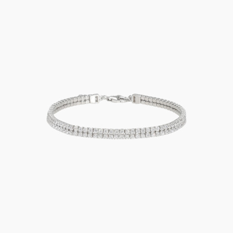 Pulsera en plata 925 con circonias Pulsera En Plata 925 Con Circonias