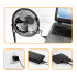 Mini Ventilador Usb De Metal Ideal: Oficina Hogar Escritorio variante color NEGRO