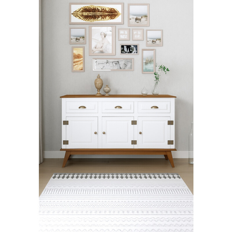 Aparador Encimera 3 Puertas New Veneza BLANCO Aparador Encimera 3 Puertas New Veneza BLANCO