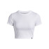 UA Rival Rib Baby Tee-WHT WHT-100
