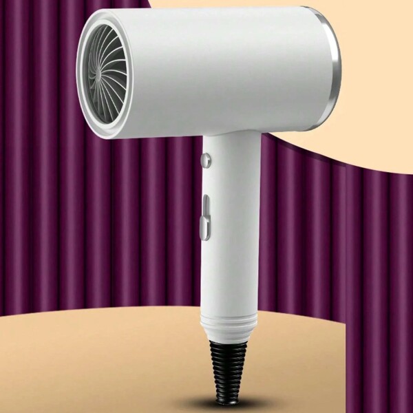 Secador De Pelo Portatil Goldtech 1000W Ionico 3 Velocidades Variante Color Blanco