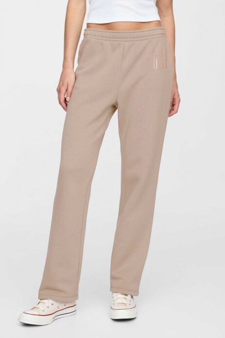 Pantalón Deportivo Sin Puño Logo Gap Mujer Quail