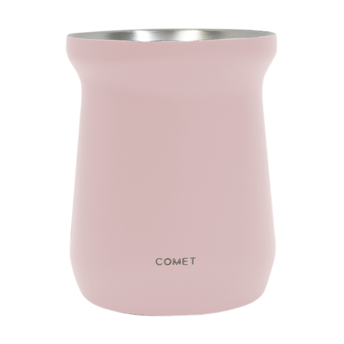 Mate Acero Inoxidable Doble Pared 260ml Comet Colores Lisos - Rosa 