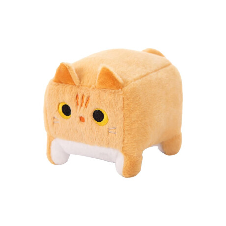 Peluche de gatito cuadrado grande Marrón
