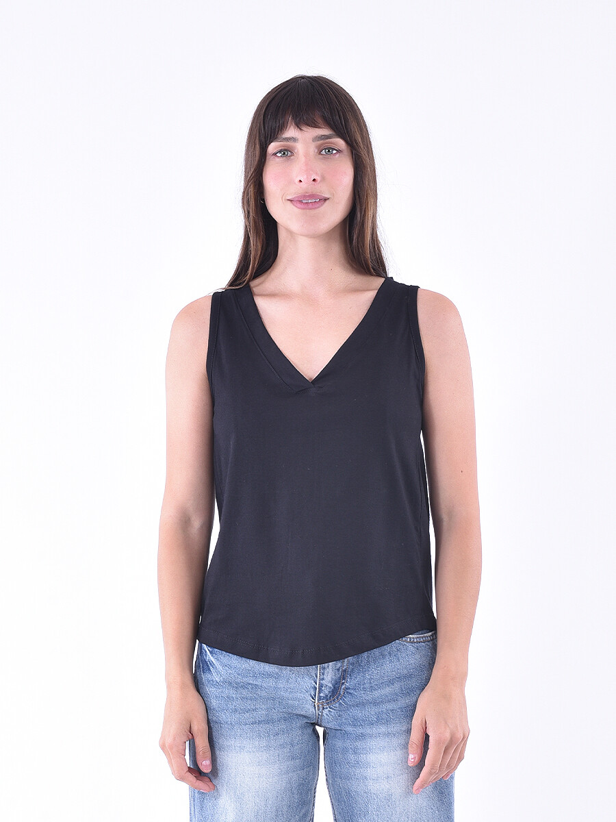 MUSCULOSA OLYMPOS - NEGRO 