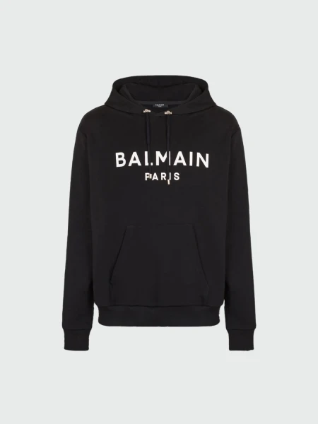 Balmain - Canguro con estapado Balmain Paris Negro
