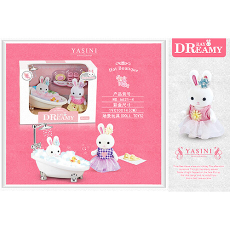 Playset Bay Dreamy Cady Rabbit Baño 001
