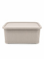 CAJA ORGANIZADORA C/ TAPA BEIGE