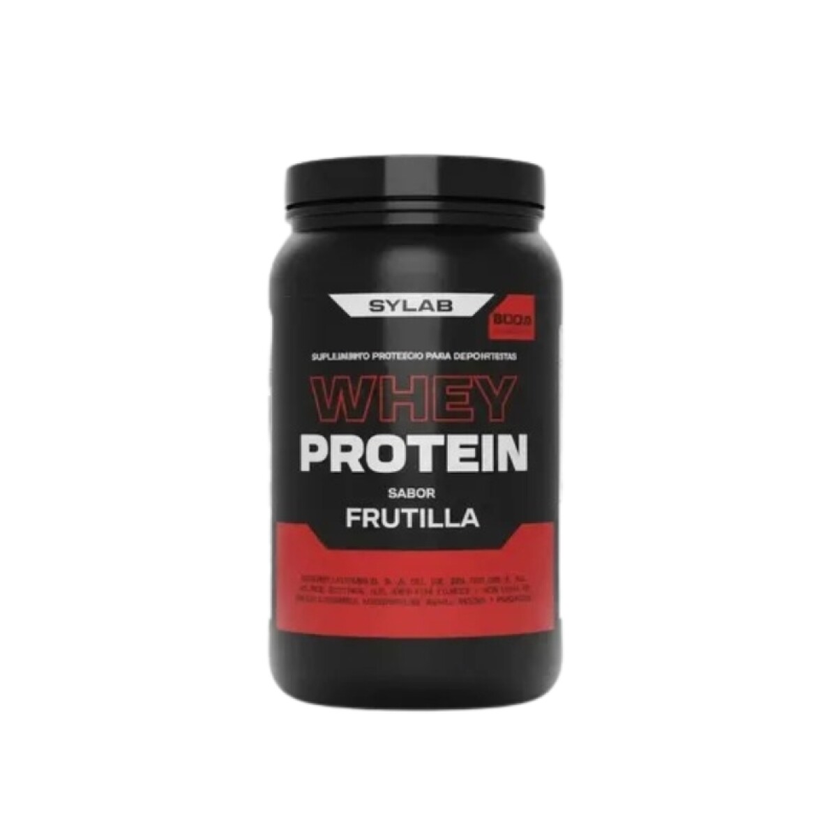 Whey Protein Suplemento proteico Sylab 800g - Sabor frutilla 