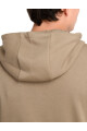 Campera O'Neill Full Zip Leather Patch Beige