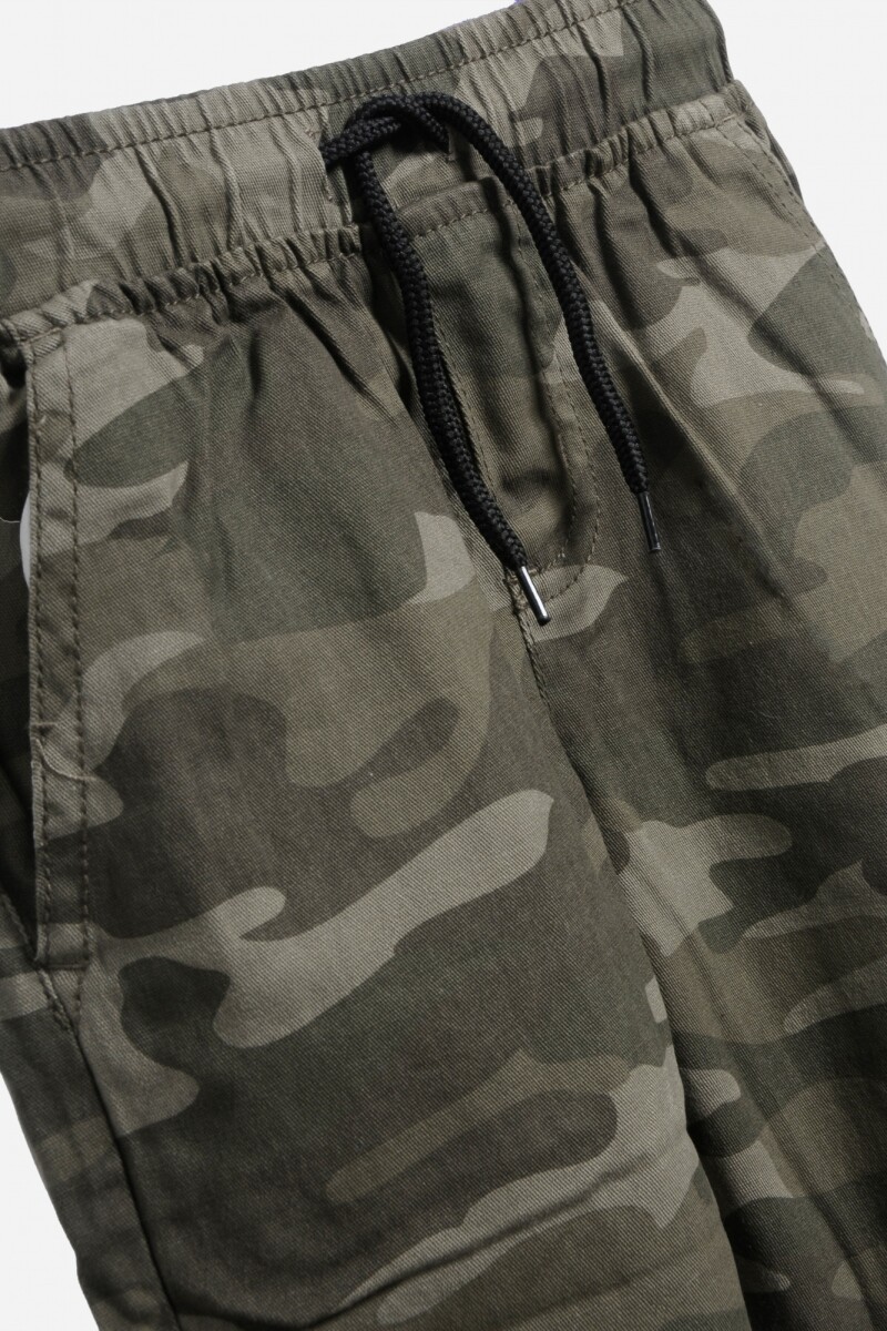 Jogger con elástico VERDE OLIVA