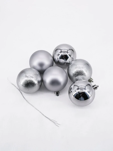 CHIRIMBOLOS 6 PCS PLATEADO