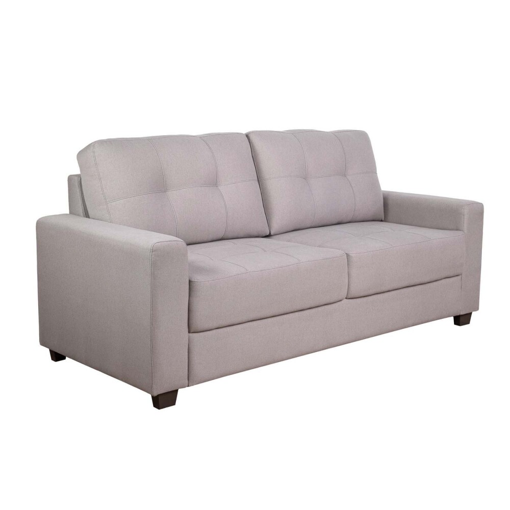 SILLÓN 3 CUERPOS TELA GRIS PIRIA