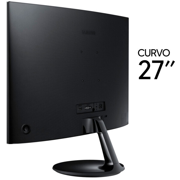 Monitor Samsung Essential 27 Curvo C27f390fh Fhd 60hz MONITOR SAMSUNG ESSENTIAL CURVO 27" F390