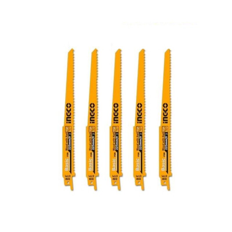 SET 5 SIERRAS PARA SIERRA SABLE LARGAS 225 MM MADERA INGCO RSB1111DF SET 5 SIERRAS PARA SIERRA SABLE LARGAS 225 MM MADERA INGCO RSB1111DF