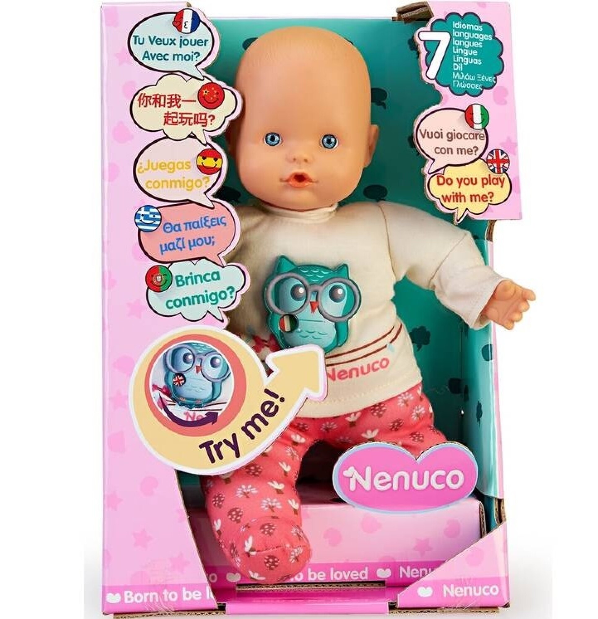 Nenuco Muneco Interactivo 7 Idiomas Jugueteria Gibernau