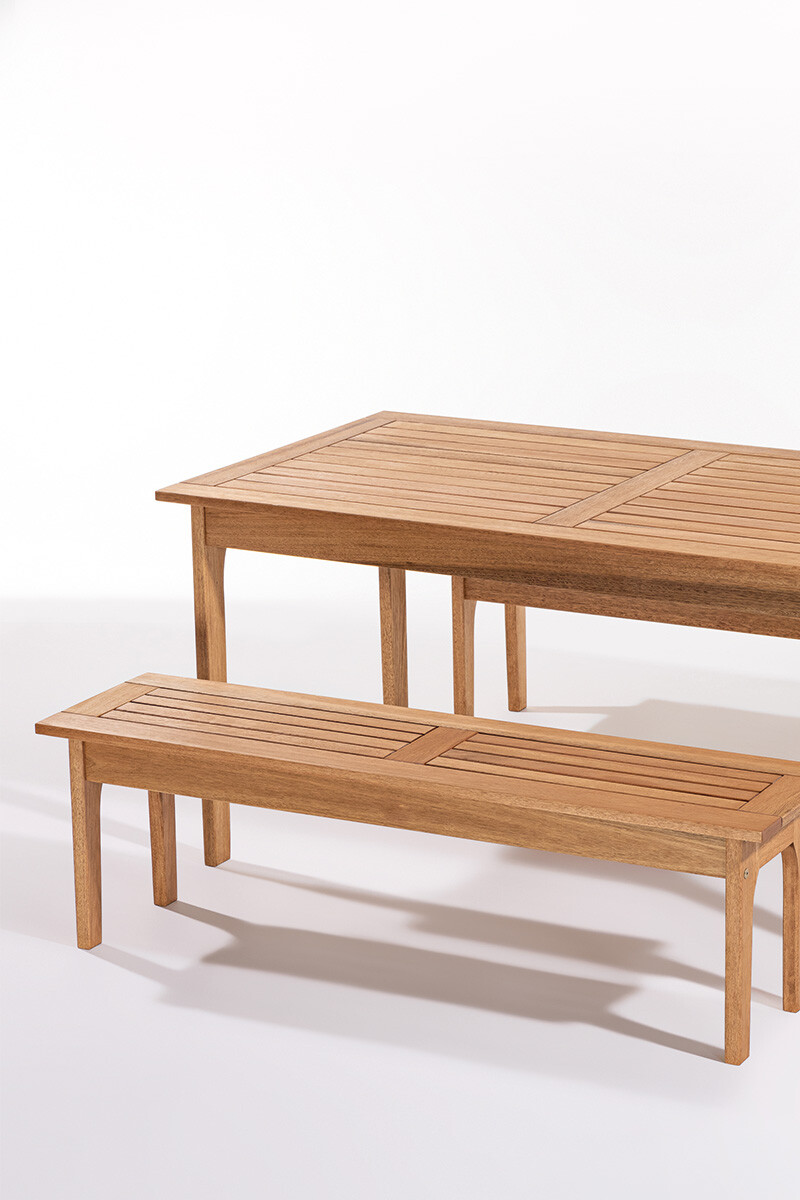 CHURRASQUEIRA BANCO BANCO CHURRASQUEIRA 200x37x43CM JATOBA