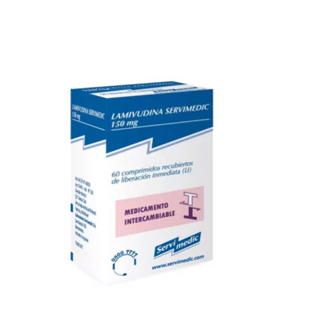 Lamivudina 150mg 60 COM Lamivudina 150mg 60 COM