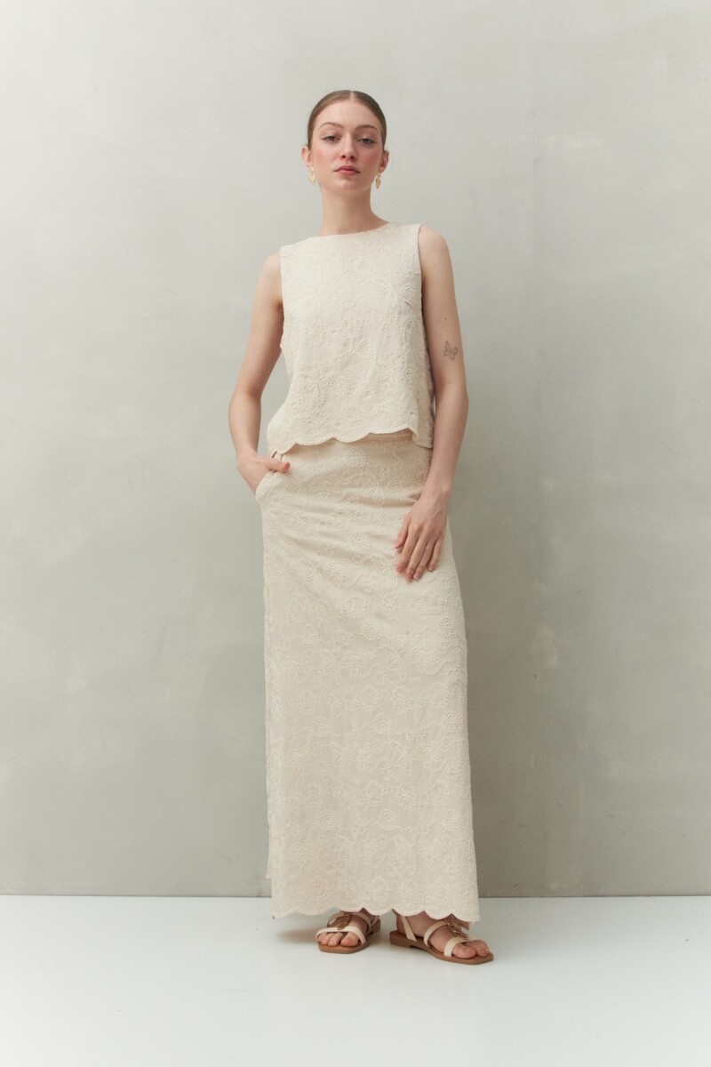 FALDA MAJO Beige