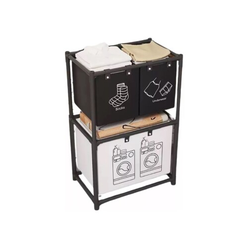 ORGANIZADOR ROPA LAVADORA DOBLE ORGANIZADOR ROPA LAVADORA DOBLE