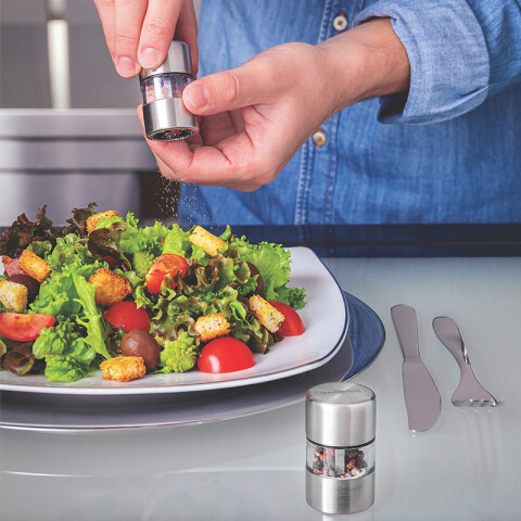 Juego de molinillos para sal y pimienta "REALCE" -TRAMONTINA TF0134