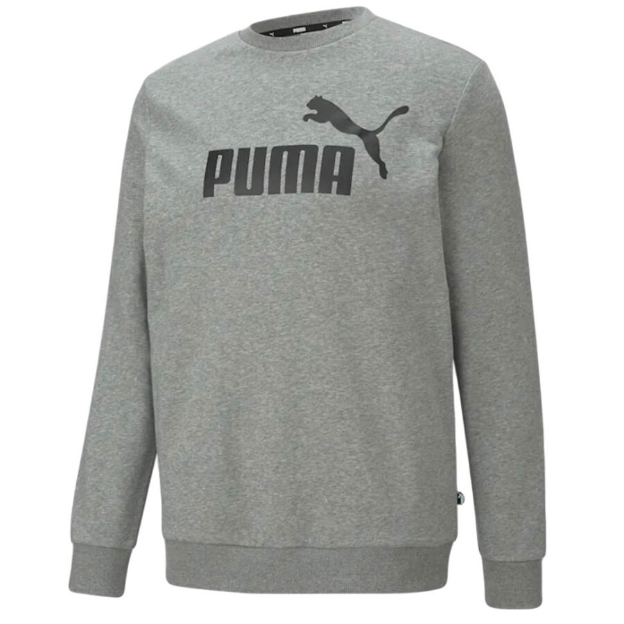 Buzo de Hombre Puma Big Logo Gris - Negro