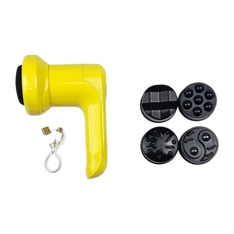Masajeador Corporal Tonificador anti celulitis Portátil Usb Amarillo