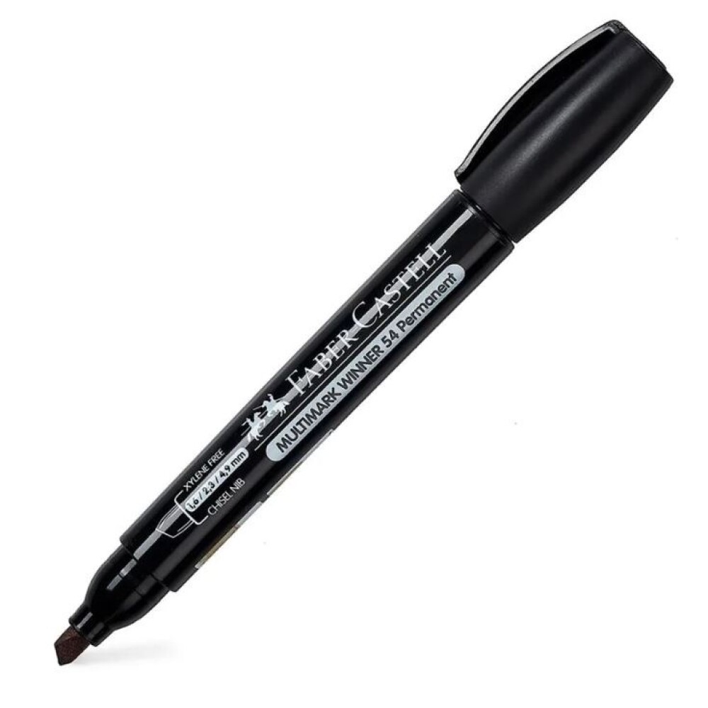 Marcador 54E Bisel Negro Faber-Castell MARCADOR 54E BISEL NEGRO FABER