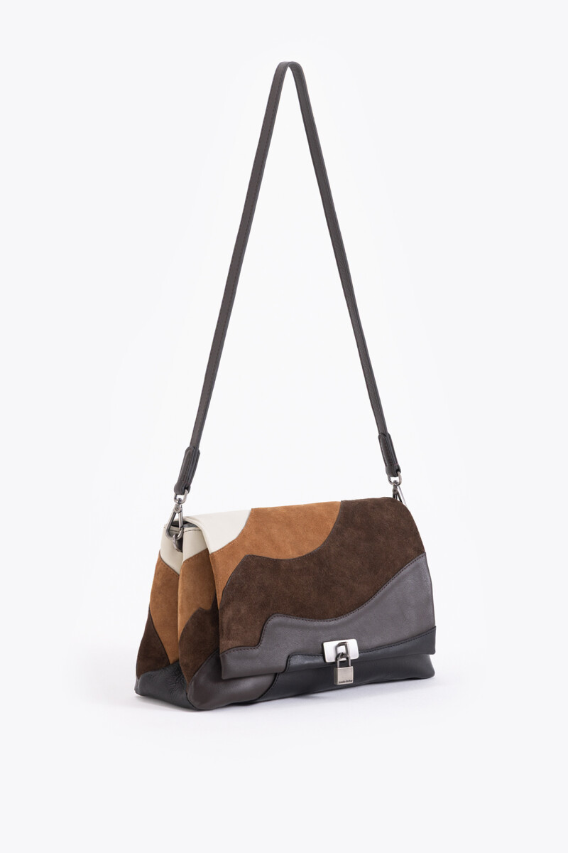 CARTERA LOCK WAVES Marron