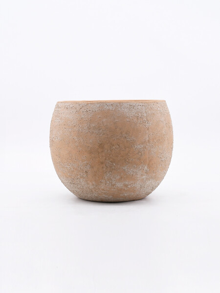 MACETA DE BARRO MARRON