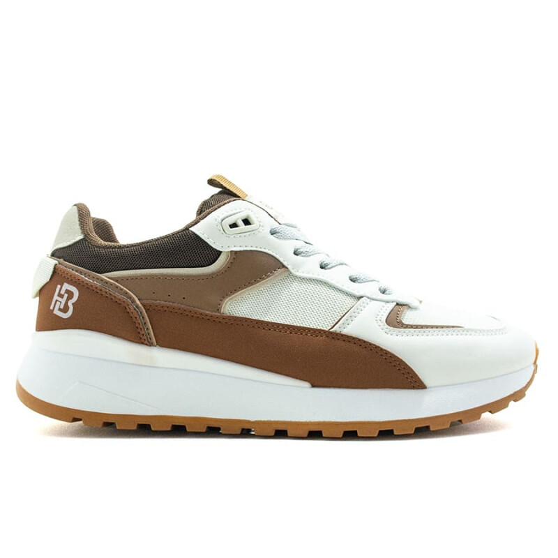 Championes The Brooklyn Haus Parker de Hombre Beige-camel