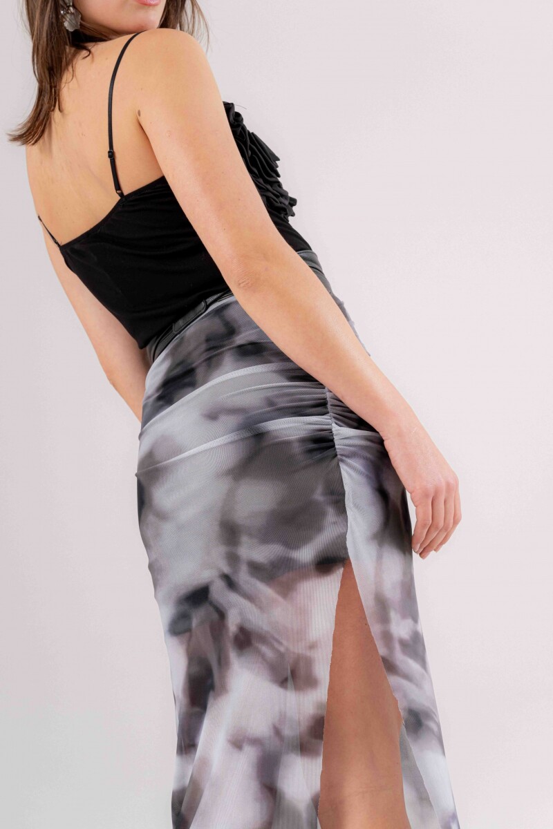 Falda France GRIS