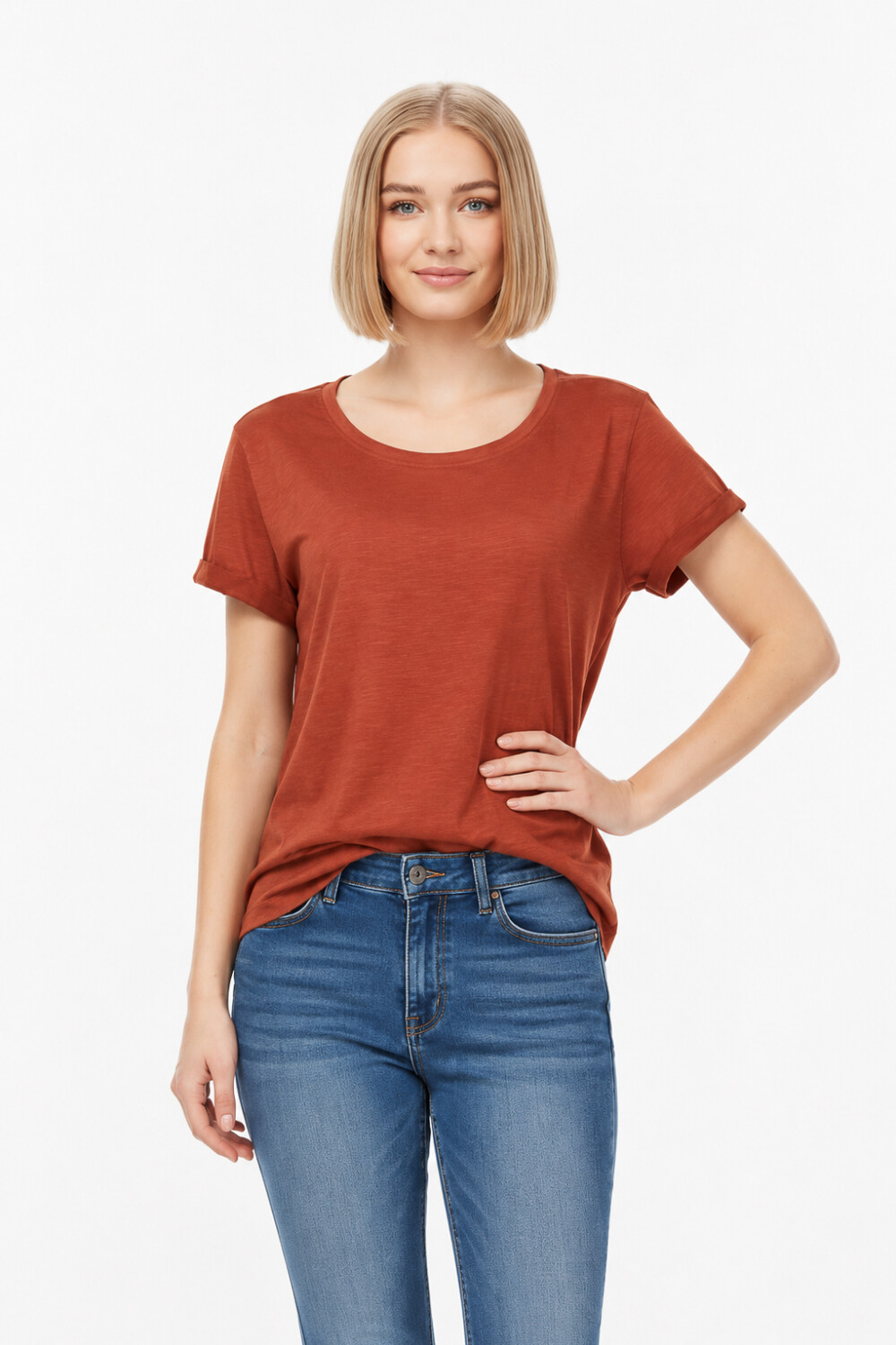 Remera Cordata Terracota
