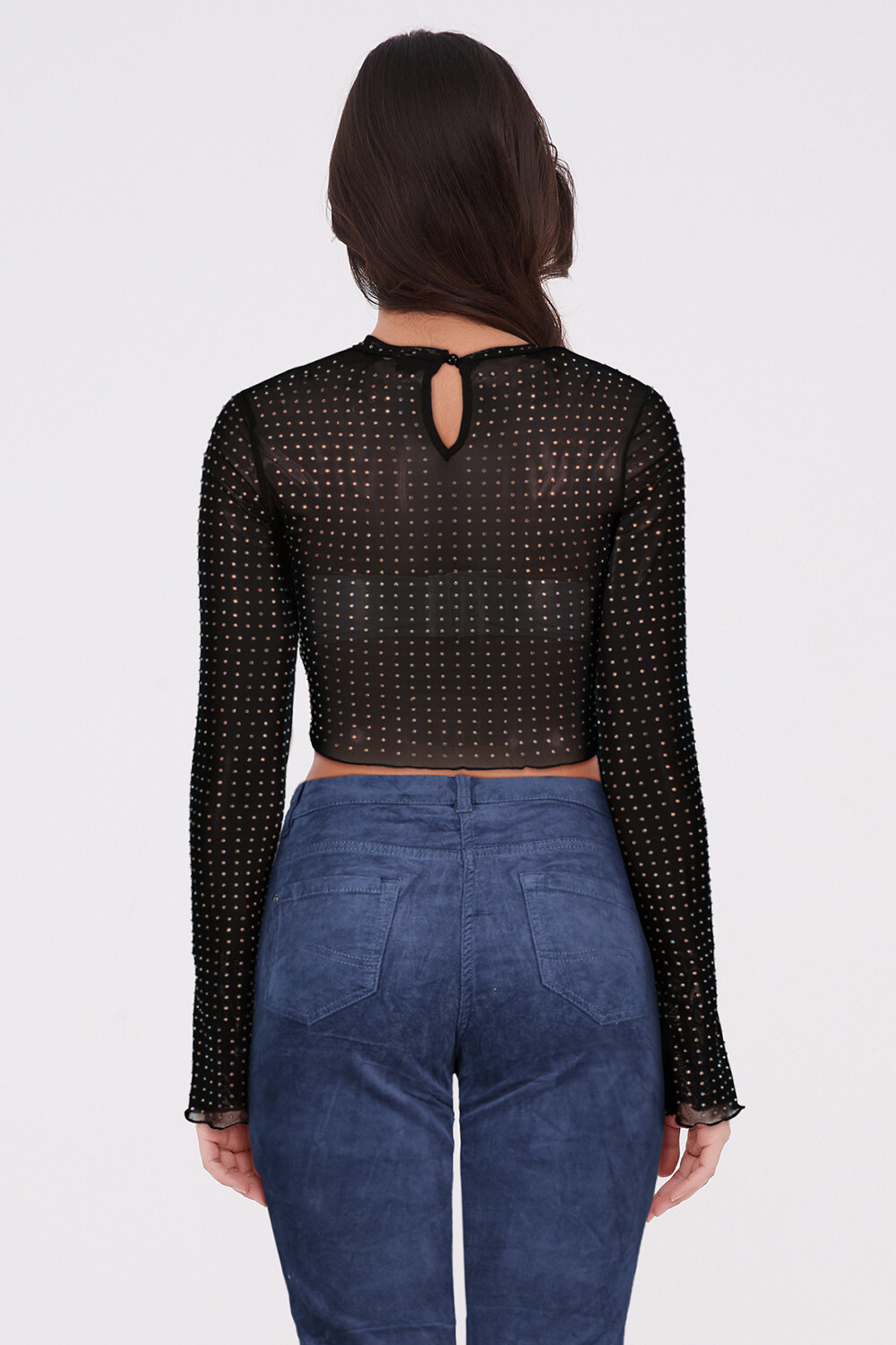 Tops Denile Negro